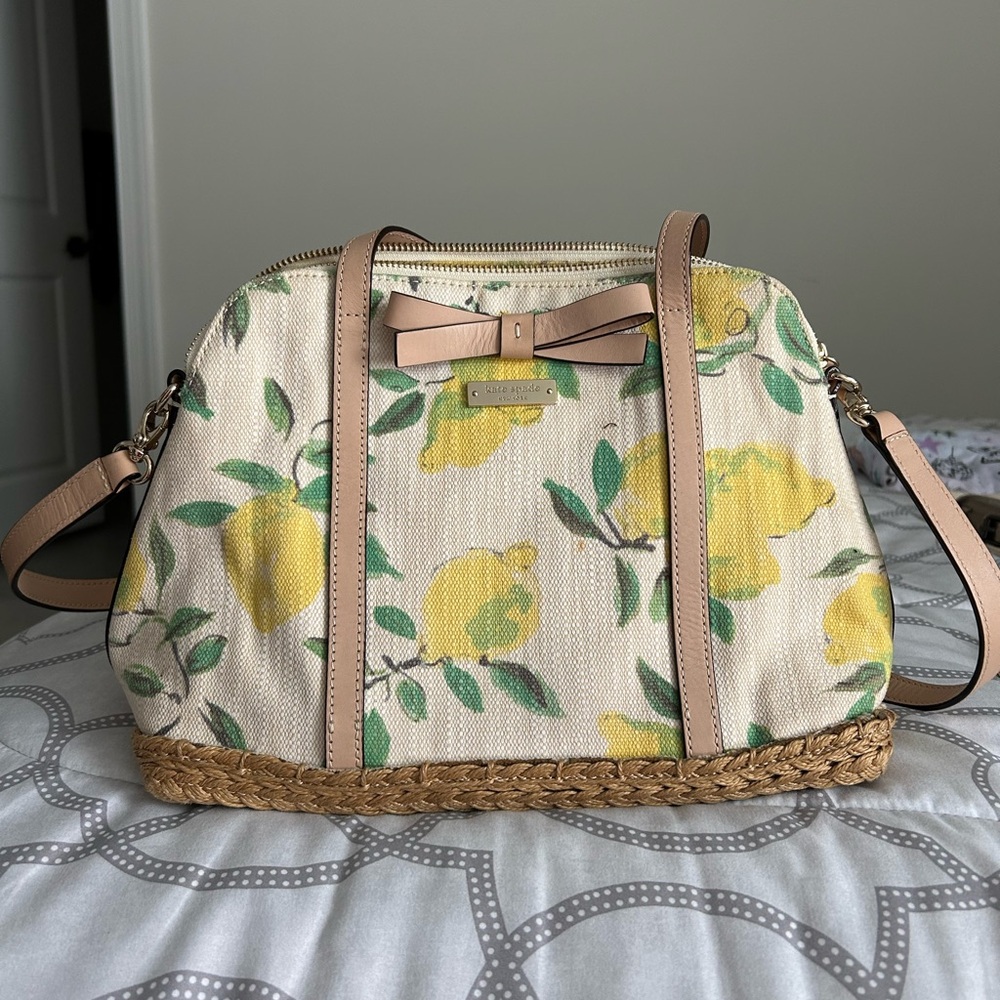 Kate Spade Yellow Lemon Print Women's Bag